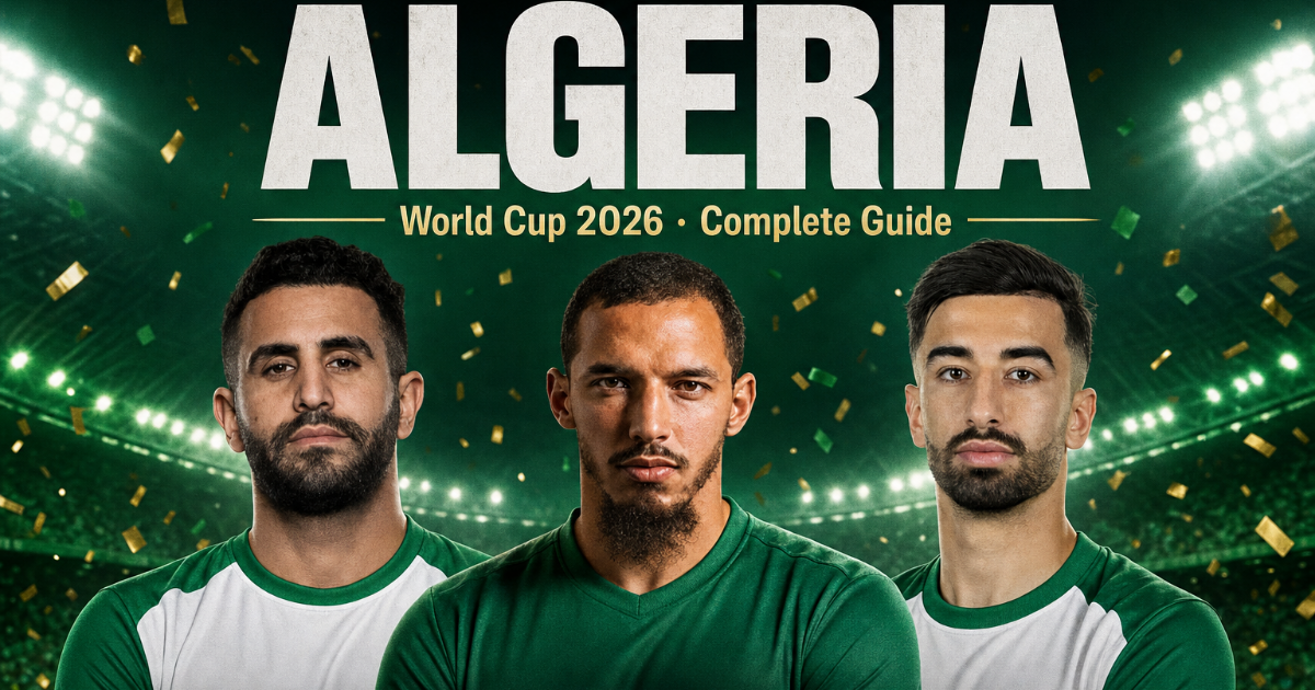 Algeria at the World Cup 2026: Team Guide — History, Style, Players & Group J