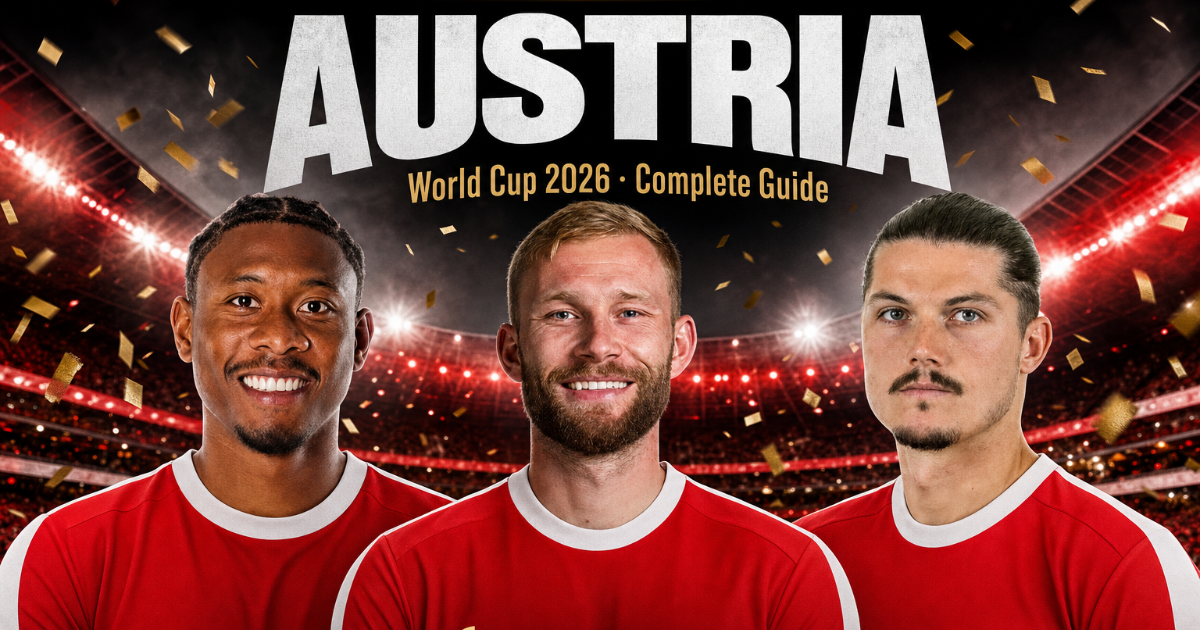 Austria at the World Cup 2026: Team Guide & 26-Man Squad