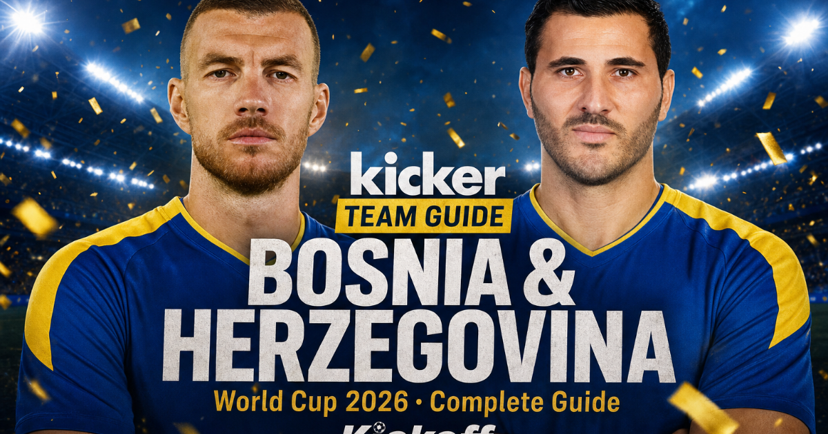 Bosnia and Herzegovina at the World Cup 2026: Team Guide & 26-Man Squad