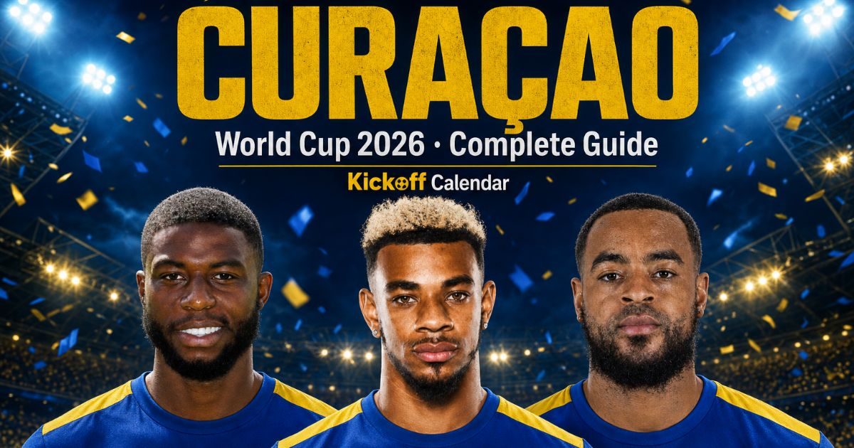 Curacao at the World Cup 2026: Team Guide & 26-Man Squad