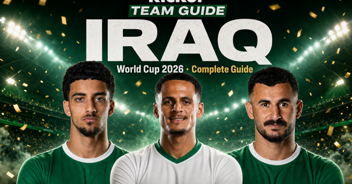 Iraq at the World Cup 2026: Team Guide & 26-Man Squad