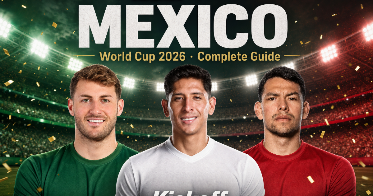 Mexico at the World Cup 2026: Team Guide & 26-Man Squad