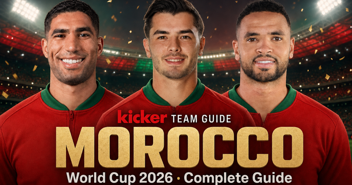 Morocco at the World Cup 2026: Team Guide & 26-Man Squad