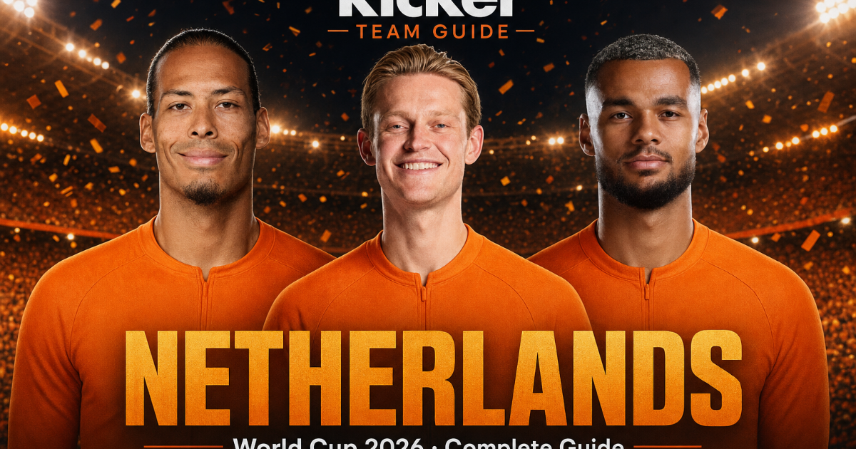 Netherlands at the World Cup 2026: Team Guide & 26-Man Squad