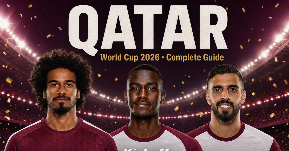 Qatar at the World Cup 2026: Team Guide — History, Style, Players & Group B