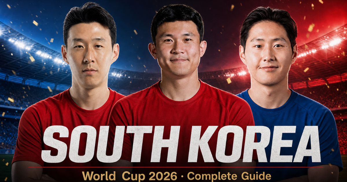 South Korea at the World Cup 2026: Team Guide & 26-Man Squad