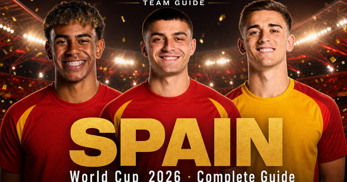Spain at the World Cup 2026: Team Guide & 26-Man Squad