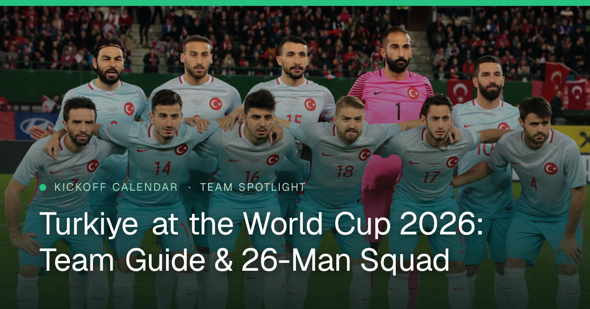 Turkiye at the World Cup 2026: Team Guide & 26-Man Squad