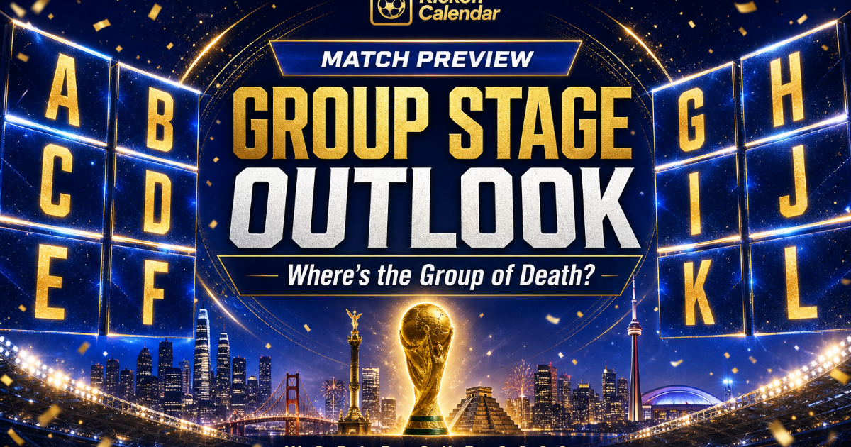 World Cup 2026: Group Stage Outlook